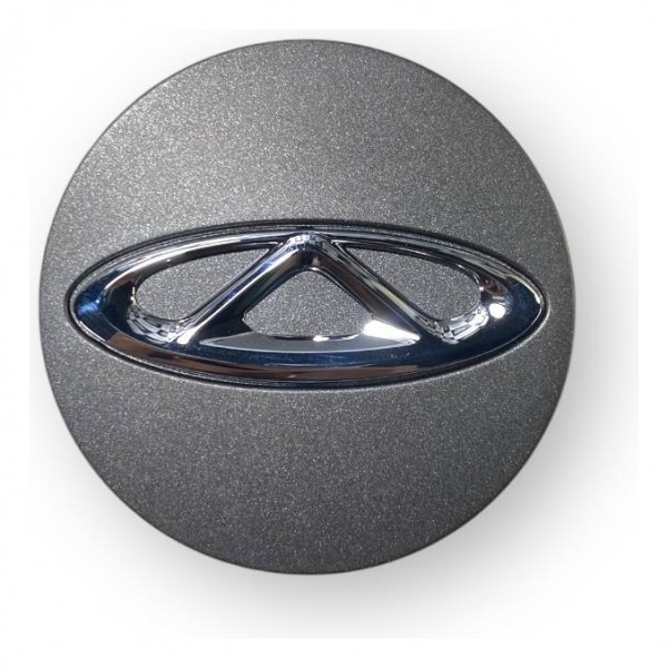 Calota Miolo Roda Aro 16 17 Chery Tiggo 2 3 4 5 7 X Original Cinza-escuro