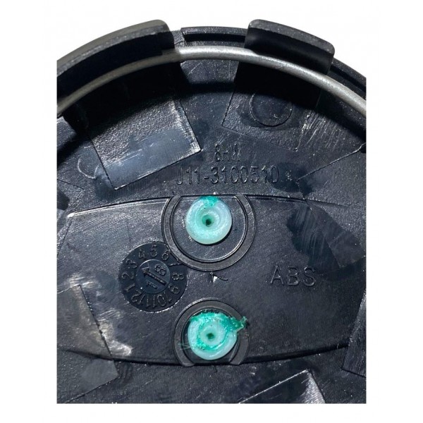 Calota Miolo Roda Aro 16 17 Chery Tiggo 2 3 4 5 7 X Original Cinza-escuro