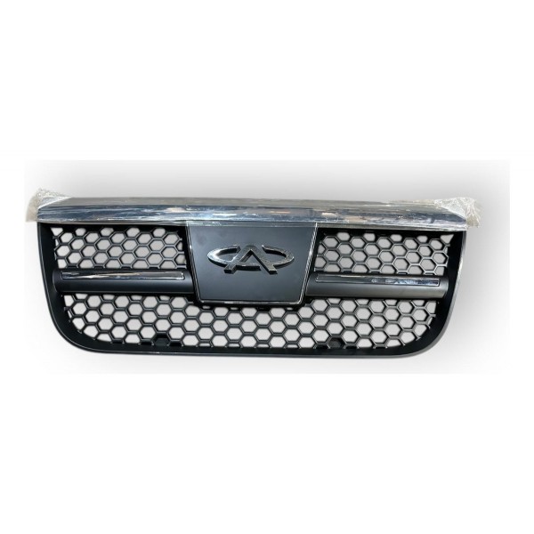 Grade C Emblema Chery Tiggo 1 Dianteira 2009 2012 Original Preto