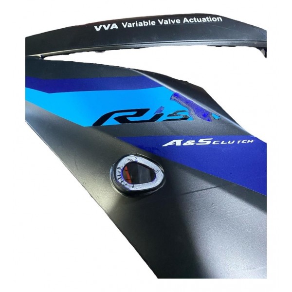 Carenagem Lateral Tanque Yamaha R15 Esquerdo Original Azul