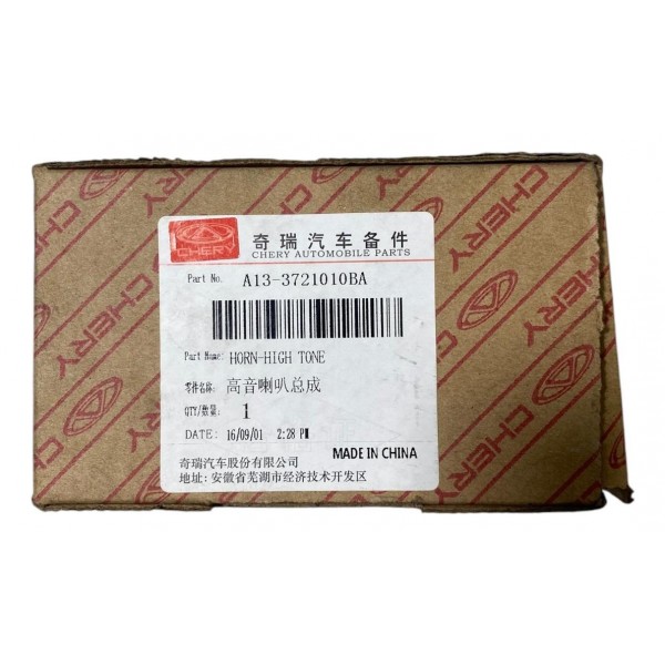 Buzina Chery Celer 2014 2016 Original A133721010ba