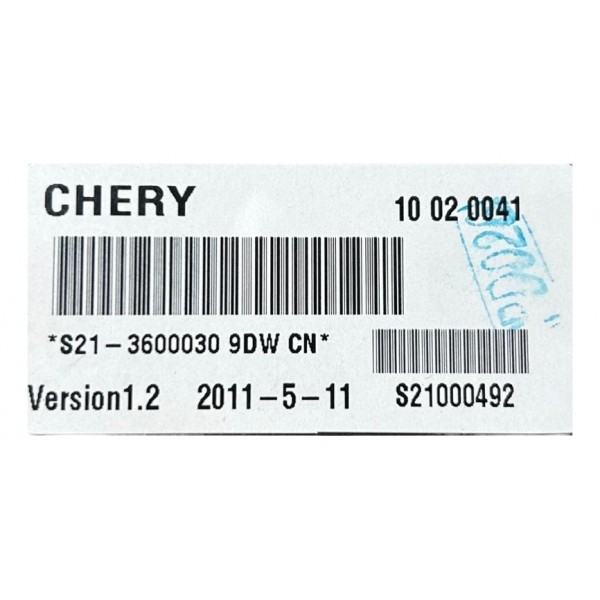 Módulo Conforto Chery Face S21-3600030 Original