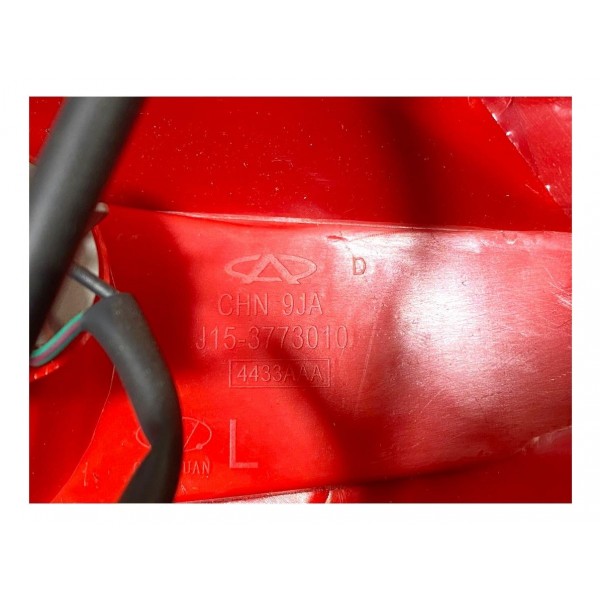 Lanterna Chery Celer Tras 2012 2015 Hatch Com Soquete Orig Esquerdo/motorista Vermelho