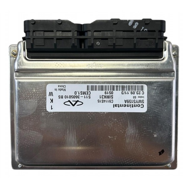 Módulo Injeção Chery Qq 1.1 16v 2012 S113605010bs Original