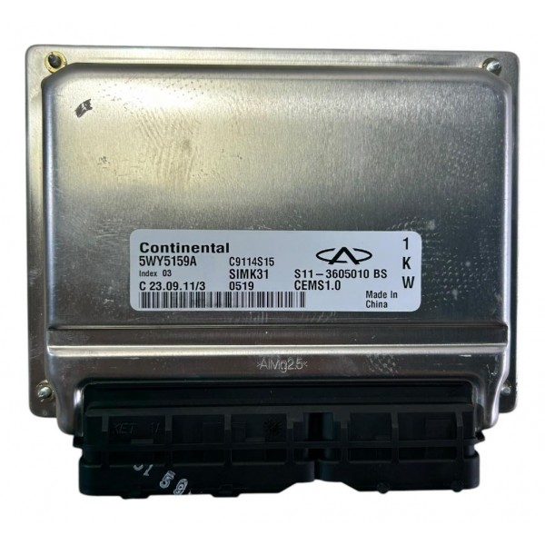 Módulo Injeção Chery Qq 1.1 16v 2012 S113605010bs Original