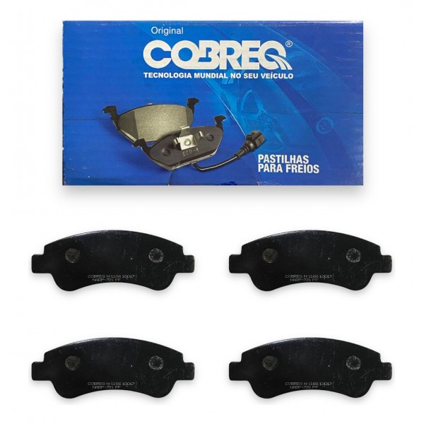 Pastilhas De Freio Nova Dianteira Peugeot 206 207 208 307 C3
