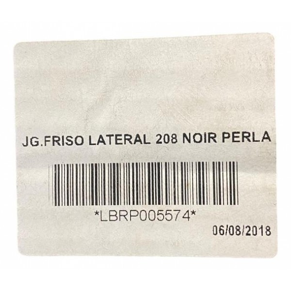 Jogo Friso Lateral Peugeot 208 Noir Perla Lbrp005572 Orig Preto