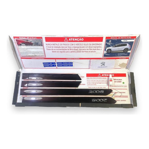 Jogo Friso Lateral Dark Carmin Peugeot 2008 Lbrp005569 Marrom