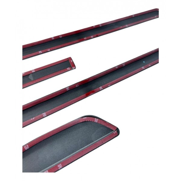 Kit Friso Lateral Porta Jeep Compass Branco Sólido Topmix Branco