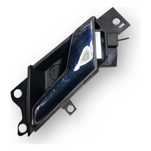 Maçaneta Interna Gm Captiva Traseira Direita 2009 / 2011 Prateado