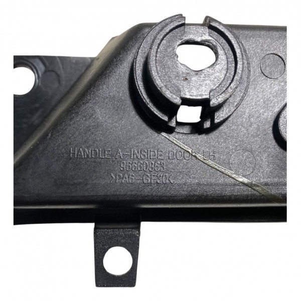 Maçaneta Interna Gm Captiva Dianteiro Esquerd 2009 96660863 Preto Dianteira