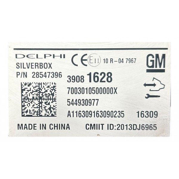 Módulo Do Rádio Chverolet Cruze 2017 Original