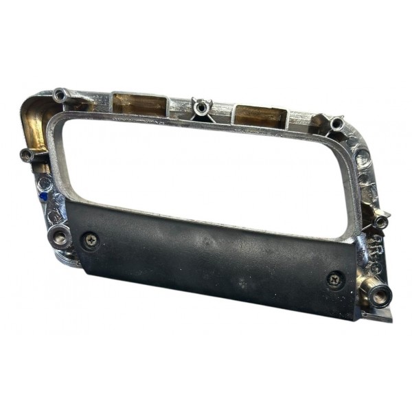 Moldura Maçaneta Interna Porta Captiva Traseira Direita 2008 Prateado Traseira