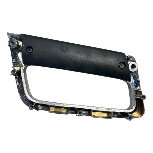 Moldura Maçaneta Interna Porta Captiva Traseira Direita 2008 Prateado Traseira