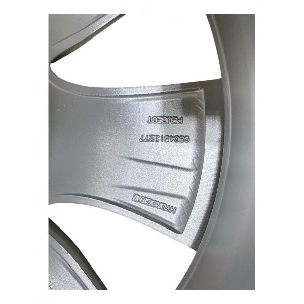 Roda Peugeot Style Avulsa Aro 16 Novo Original 9804513277 Prateado