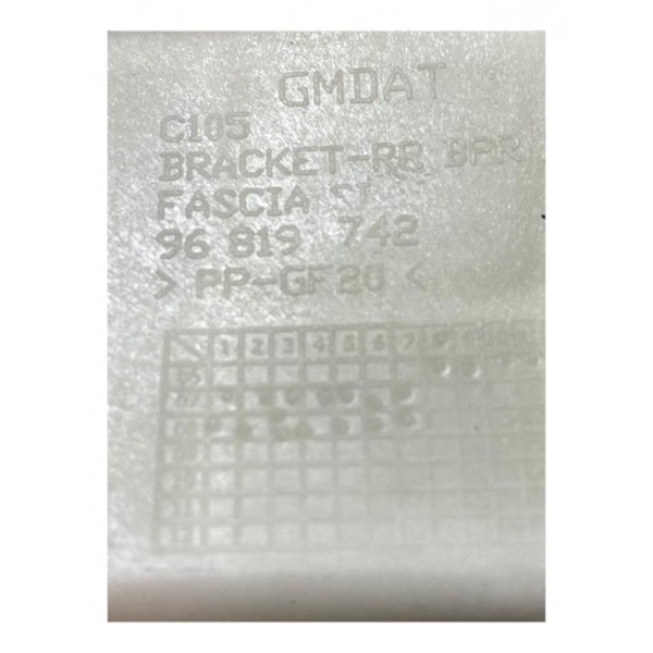 Guia Para-choque Gm Captiva Traseiro Esquerdo Original 2009