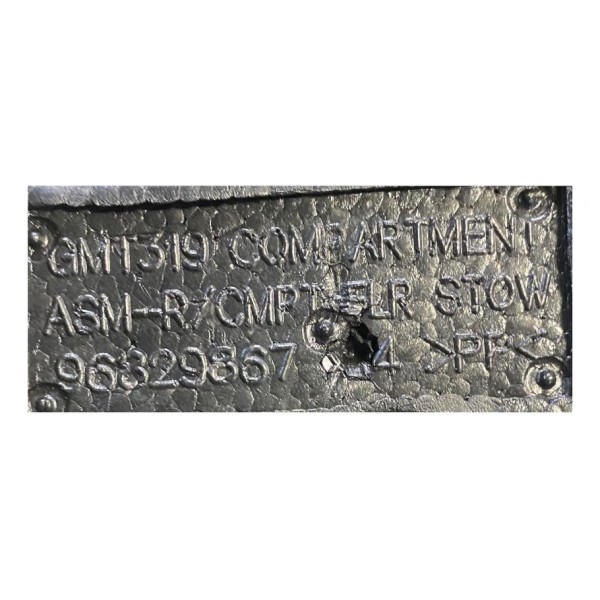 Isopor Porta Malas Gm Captiva V6 2009 Orig 96829867 Cinza-escuro