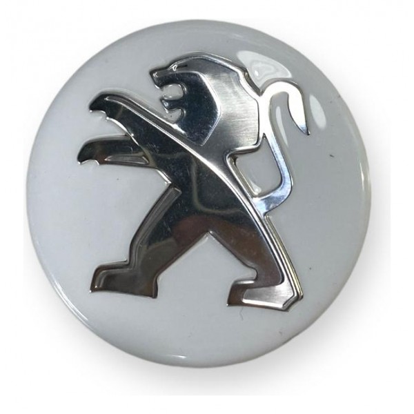 Calota Miolo Central Peugeot 208 308 408 Original 9672558477 Branco