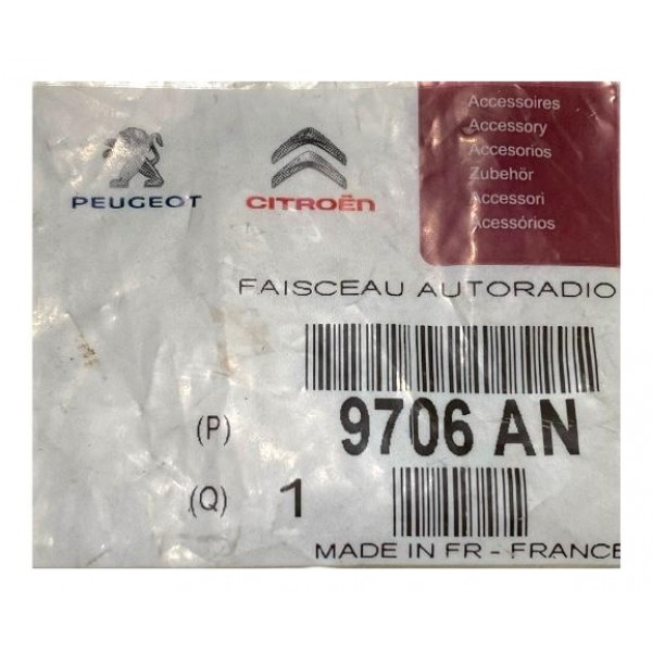 Chicote Ligação Rádio Citroen C3 C4 Peugeot 207 307 Original