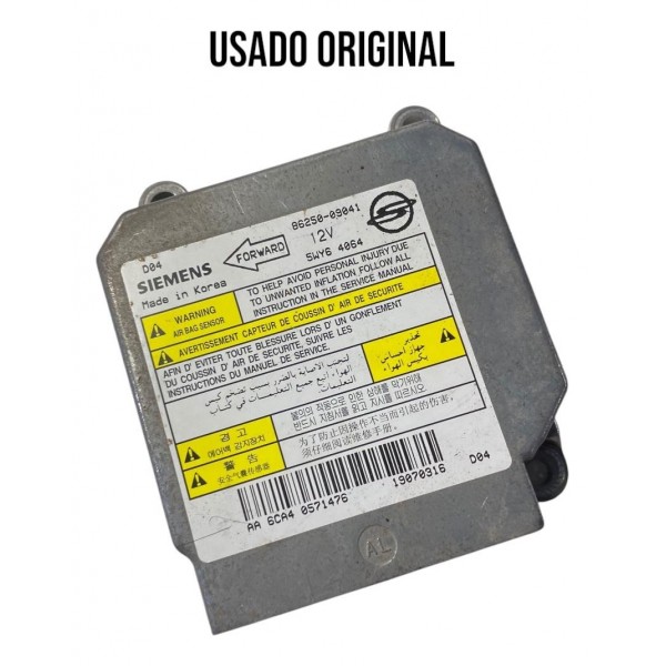 Unidade De Comando Airbag Ssangyong Kyron 2.7 2009