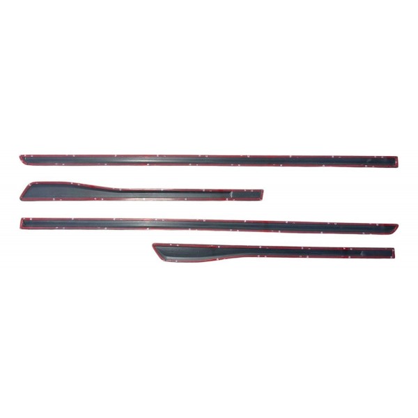 Kit Friso Lateral Porta Jeep Compass Azul Jazz Topmix Azul