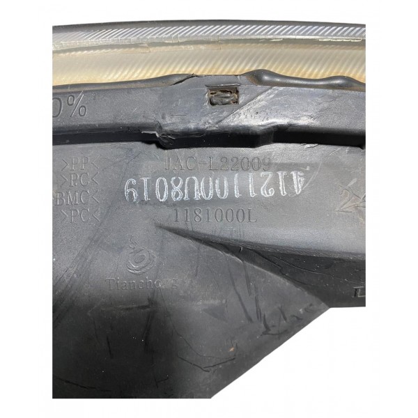 Farol Motorista Jac J3 Dianteiro Esquerdo 2010 2011 A 2013 Esquerdo/motorista