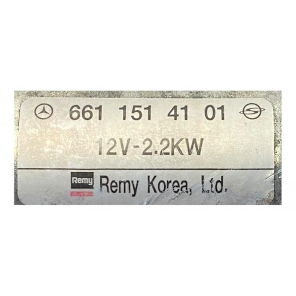 Motor De Partida Ssangyong Kyron Diesel 2.7 2009 6611514101