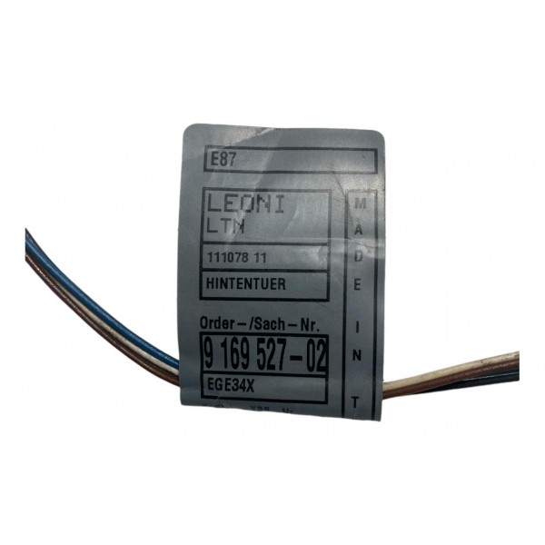 Chicote Porta Bmw 118i 2.0 Asp Traseira Esquerda 2006 2010