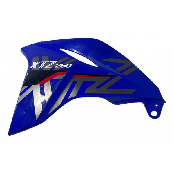 Carenagem Xtz 250 Lander Aba Inferior Tanque Esquerdo Azul