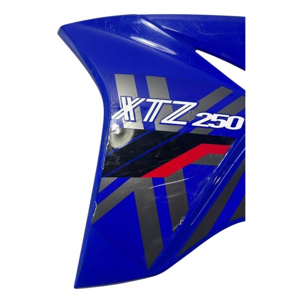 Carenagem Xtz 250 Lander Aba Inferior Tanque Esquerdo Azul