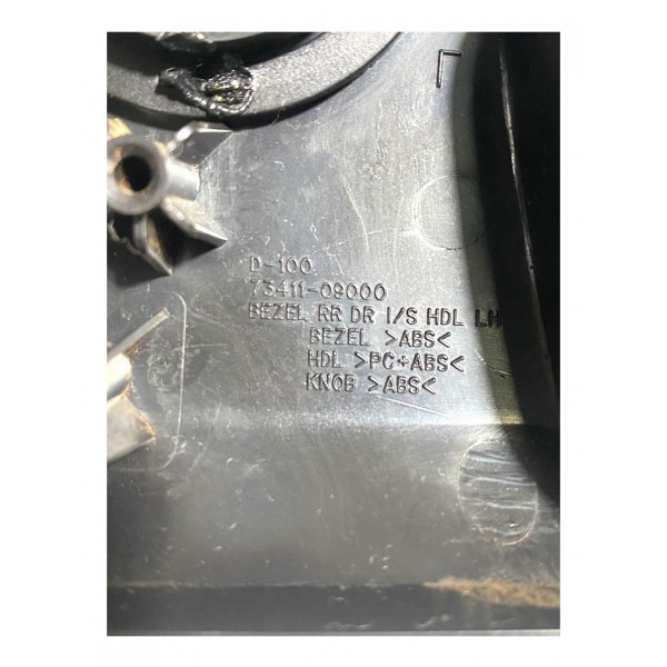 Maçaneta Interna Ssangyong Kyron Tras Esquer 2009 7341109000 Traseira