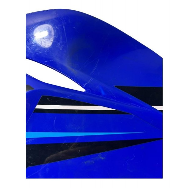 Carenagem Lateral Yamaha Tz250 Lander Esquerdo Azul Azul