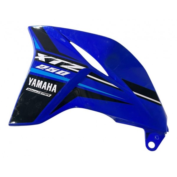 Carenagem Lateral Yamaha Tz250 Lander Esquerdo Azul Azul