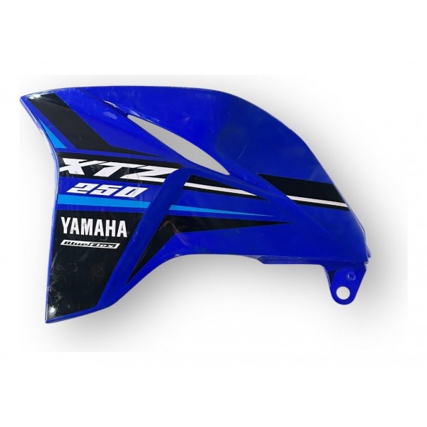 Carenagem Lateral Yamaha Tz250 Lander Esquerdo Azul Azul