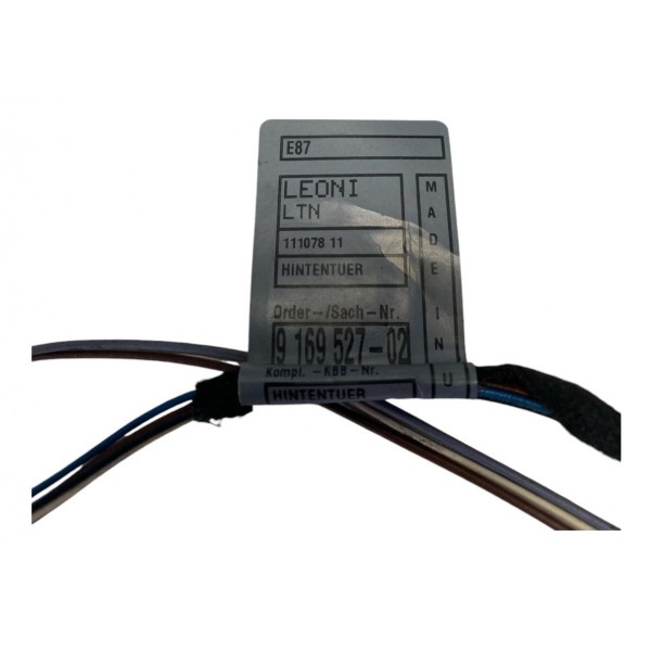 Chicote Porta Bmw 118i 2010 Traseira Direita Passageiro