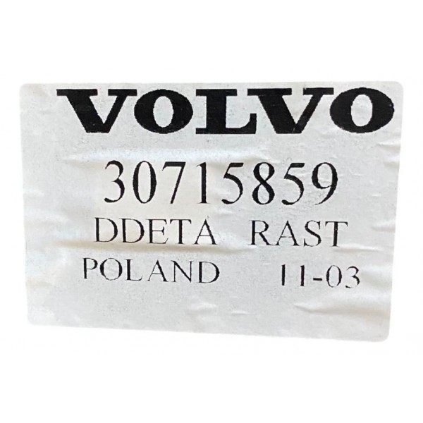 Forro Porta Malas Volvo S60 T5 2011 Original 30715859