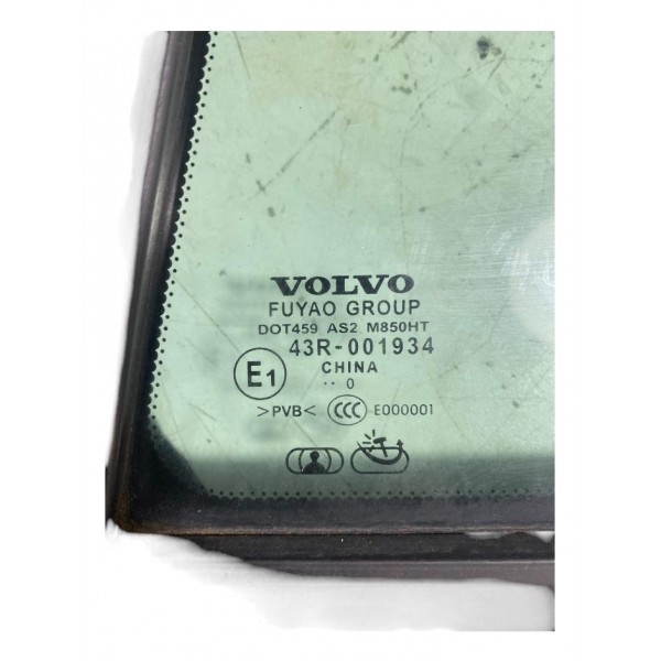 Vidro Fixo Porta Volvo S60 Sedan Traseira Esquerda 2011 2012