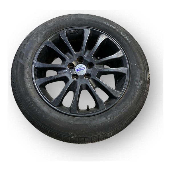 Roda Avulsa Com Pneu Aro 18 Volvo Xc60 T6 2010 Original Preto