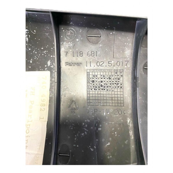 Encosto Banco Bmw 118i 120i E87 Traseiro Esquerdo Preto