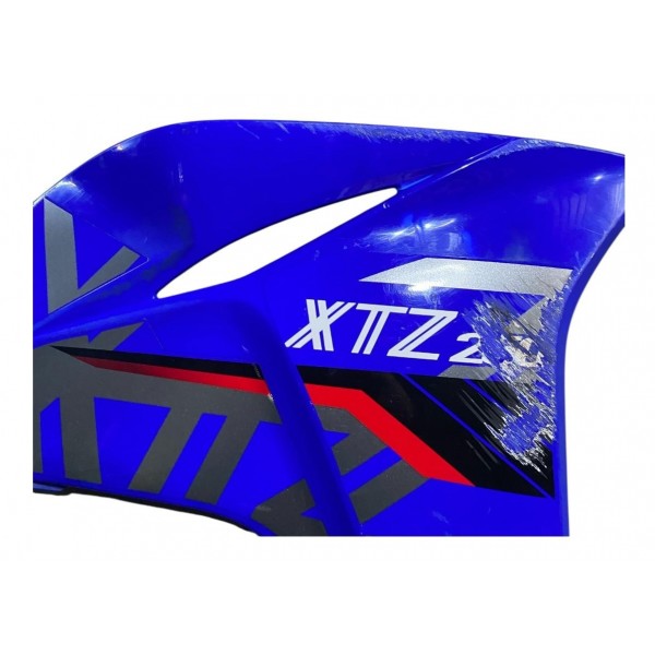 Aba Carenagem Tanque Yamaha Xtz250 Lander 2020 Azul Original Azul