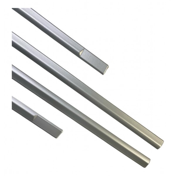 Jogo Friso Lateral Pintado Compass Logo Jeep Prata Melfi Prateado