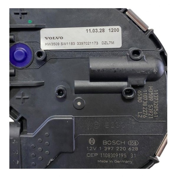 Motor Limpador Parabrisa Volvo S60 T5 2011 / 2014 3397021173