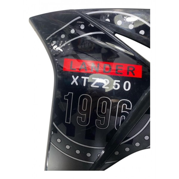 Carenagem Lat Inf Aba Tanque Xtz 250 Lander Esquerdo Orig Preto