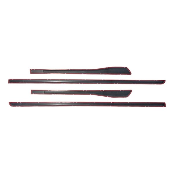 Frisos Lateral Jeep Compass 2022 2024 Marrom Deepbrown Marrom-escuro