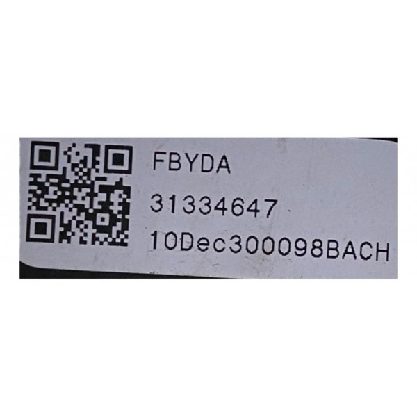 Chave De Seta Volvo S60 T5 2011 Original 31334647