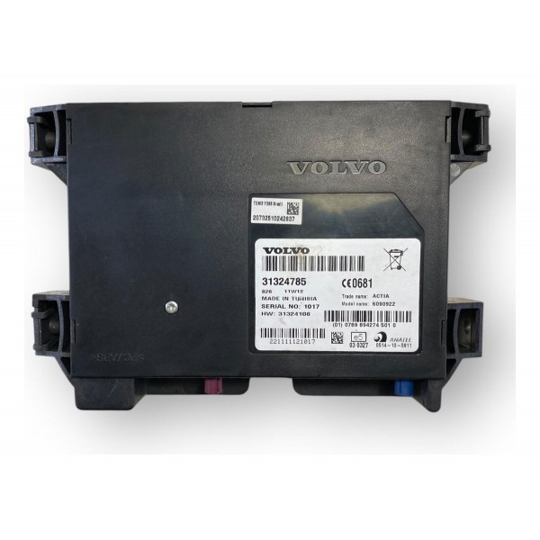 Módulo Multimídia Volvo S60 T5 2.0 2011 Original 31324785