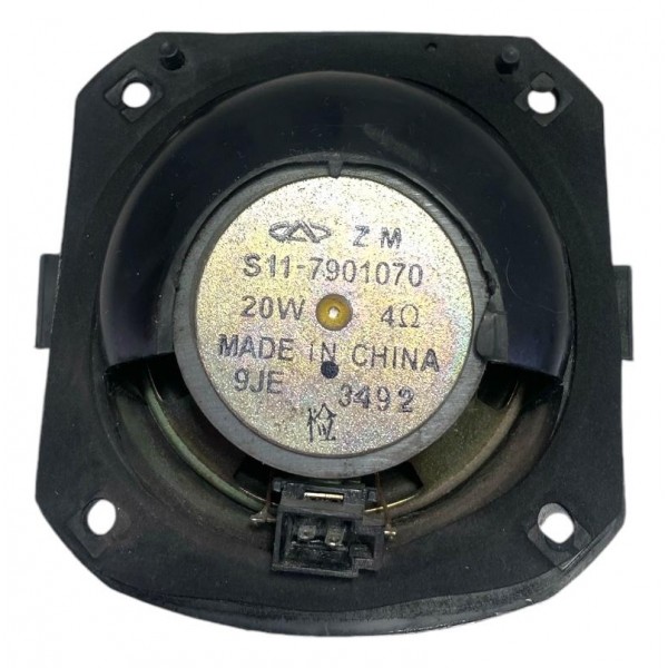 Alto Falante Porta Chery Qq Dianteira Direita 2011 A 2015 Preto