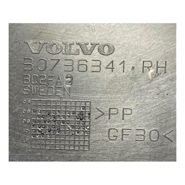 Protetor Assoalho Volvo S60 T5 2011 Original 30736341