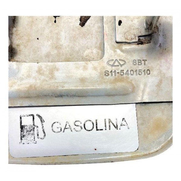 Tampa Tanque Combustível Portinhola Chery Qq 2015 Branco