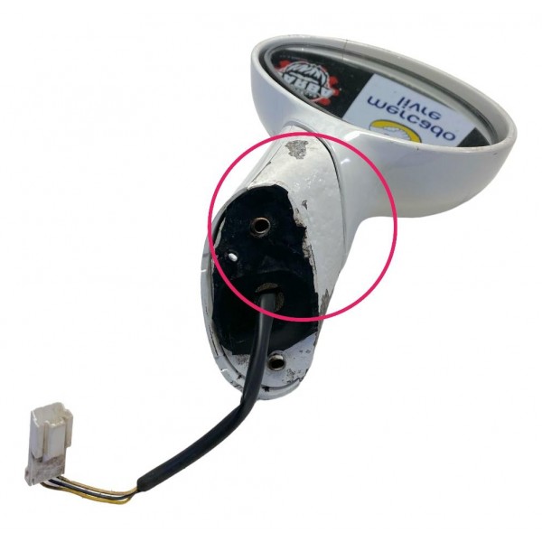 Retrovisor Elétrico Chery Qq Esquerdo Motorista 2012 2015